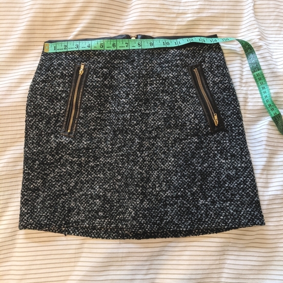 Blue woven mini skirt - Picture 5 of 6